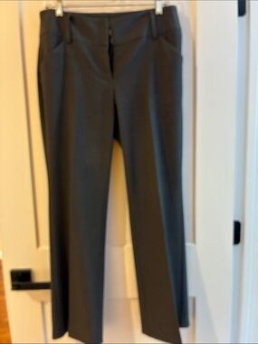 Kenneth Cole Black Straight-Leg Trousers, size 6